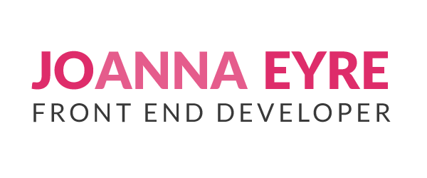 Joanna Eyre Front End Developer